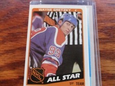 Wayne Gretzky 1984 Topps All Star NHL Hockey Card Edmonton Oilers #154