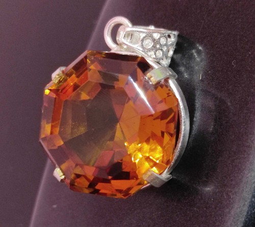 A+Natural Zultanite 7 Color Pendant 925 Silver Loose Gemstone Certified 73.25 Ct - Picture 10 of 13