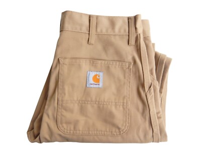 Carhartt USA 'Simple Pant' Men's New Designer Brown Pants - Size W30 L32