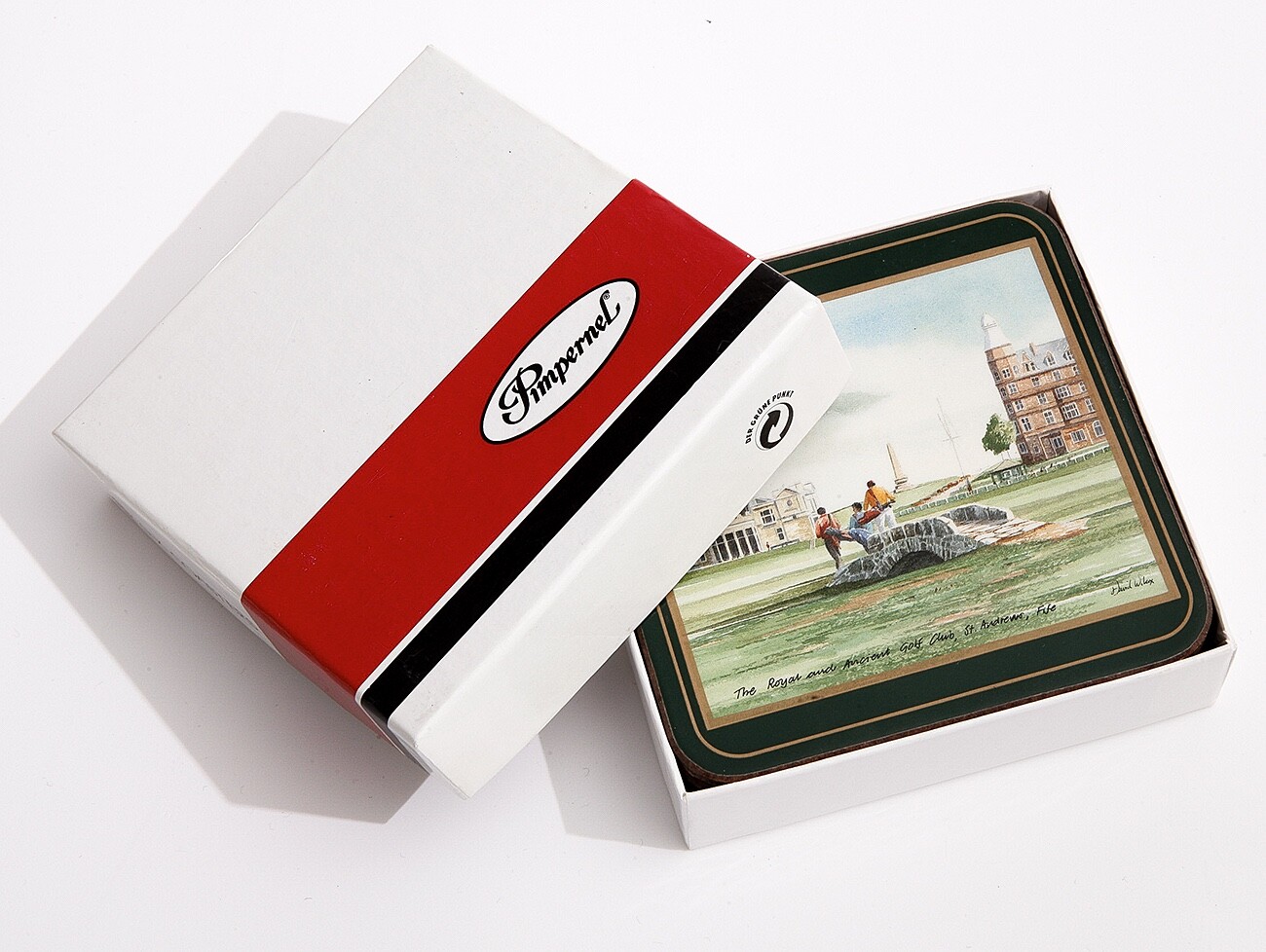 Vtg Pimpernel Championship Golf Coasters Boxed St Andrews Set Of 6 eBay