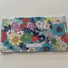 Vera Bradley Signature Cotton Checkbook Cover FAR OUT FLORAL NWT RV$25