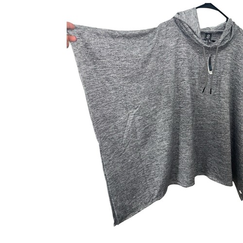 New Gap Gapfit Large Women’s Dolman Poncho Hooded Pullover short Sleeve Beach - Picture 2 of 15