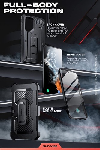 SUPCASE Unicorn Beetle Pro Case Samsung Galaxy S23 Ultra Dual Layer Screen Cover - Picture 22 of 40