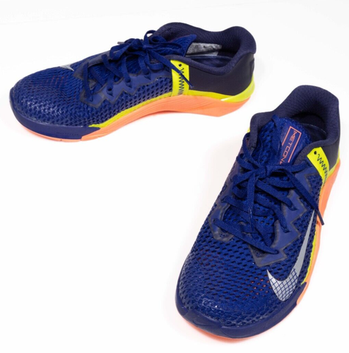 Nike Metcon 6 Training Shoes US Men 9.5 EU 43 Blue Lace Up Weightlift Train  Run | eBay