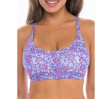 New No Boundaries Juniors Wire Free Bonded Racerback Bra XSmall