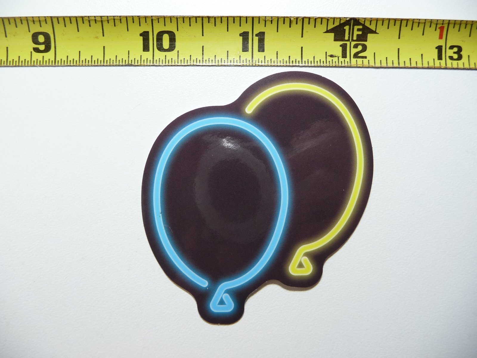 NEON DECAL STICKER BALLOONS PARTY LAPTOP FUNNY CUTE DECORATION