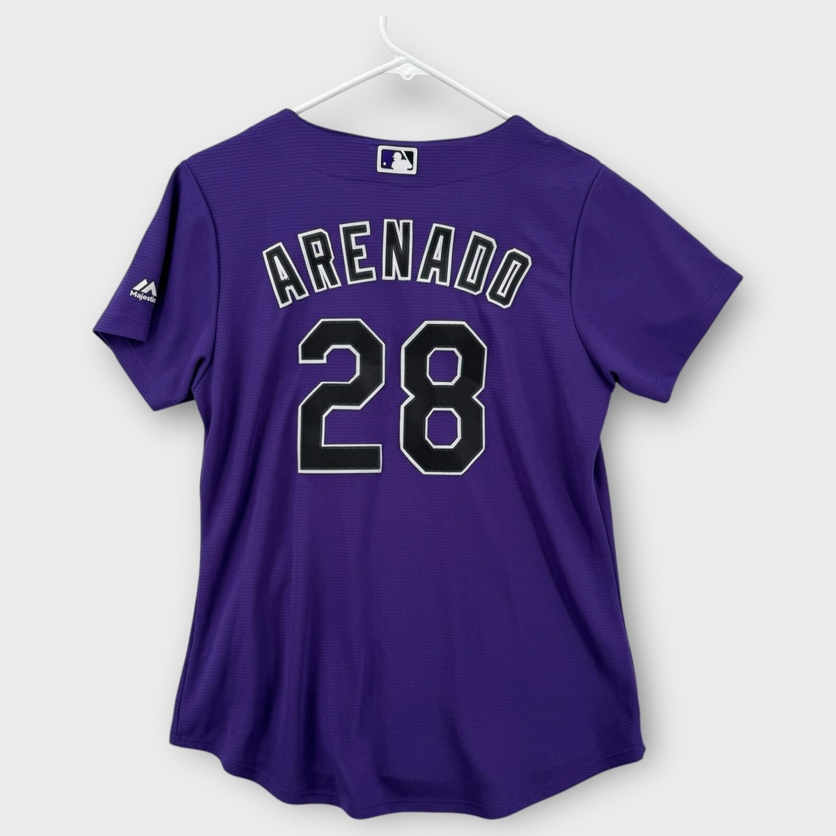 コロラド・ロッキーズ ユニフォーム Arenado 28 Majestic Nolan Arenado #28 Colorado Rockies Purple MLB