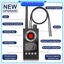 K68 Anti-Spy Scanner Detector RF Camera GSM Audio Bug GPS Finder Tracker Upgrade