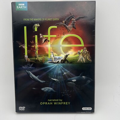 Life (DVD, 2010, 4-Disc Set) Narrated by Oprah Winfrey Brand New Sealed B3
