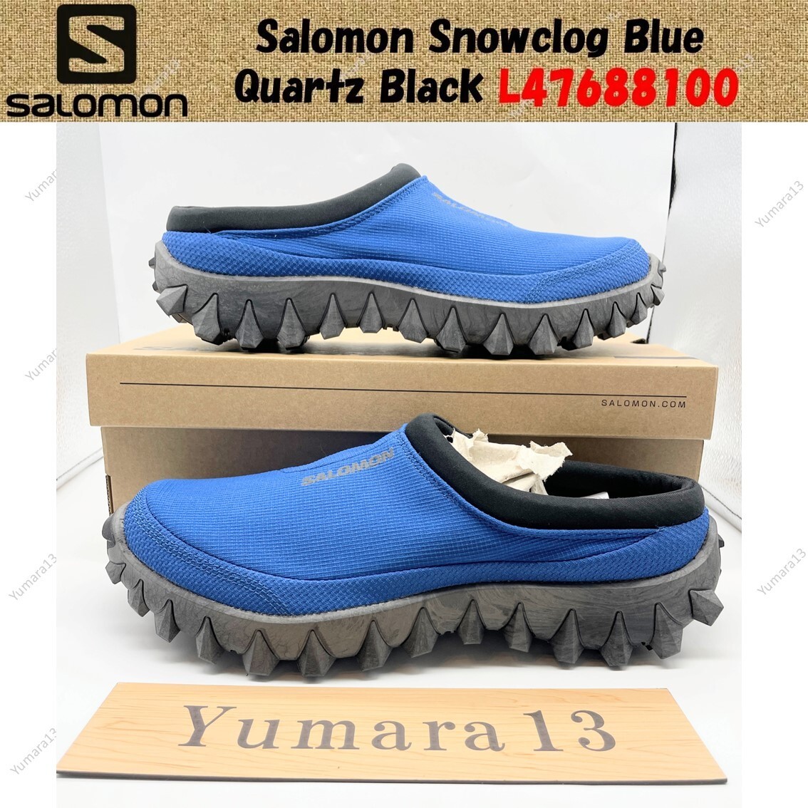 Salomon Snowclog Blue Quartz Black L47688100 Men's Size | eBay Salomon Snowclog Blue Quartz Black L47688100 Men's Size | eBay
