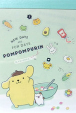 Sanrio Pompompurin Mini Memo Pad Made in Japan 2021 Pompom Purin