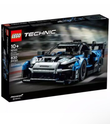 NEW LEGO TECHNIC MCLAREN SENNA GTR 42123 830 PIECES. SEALED BOX
