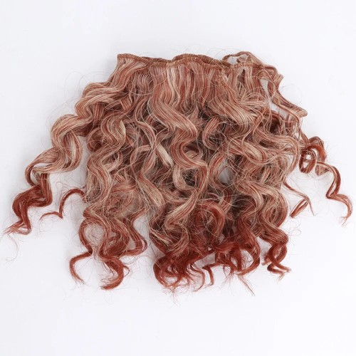 Muñeca BJD Cabello Rubio 15CM Rizado Sintético Resistente al Calor Hágalo Usted Mismo Pelucas Accesorios - Imagen 43 de 43