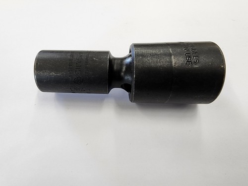 Snap-on Tools 1/2" Drive 15mm SEMI-DEEP Metric 6PT Impact Swivel Socket IPSM15 - Picture 3 of 8