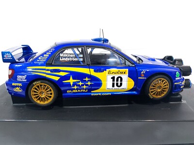 RARE RETIRED AutoArt Subaru Impreza WRC Night Version Makinen 1/18