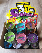 18 X SKIFIDOL 3D 2° SERIE COMPLETA BARILE IN METALLO BOX RARO INTROVABILE GEDIS