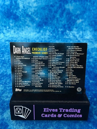 Dark Angel (Premiere Series) SINGLE Non-Sport Trading card by Topps 2002 - Picture 148 of 156