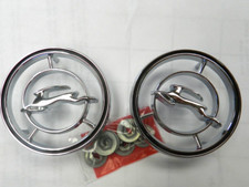 1965 1966 Chevy Impala Chevrolet Pair Front Fender Emblems Trim Parts Usa