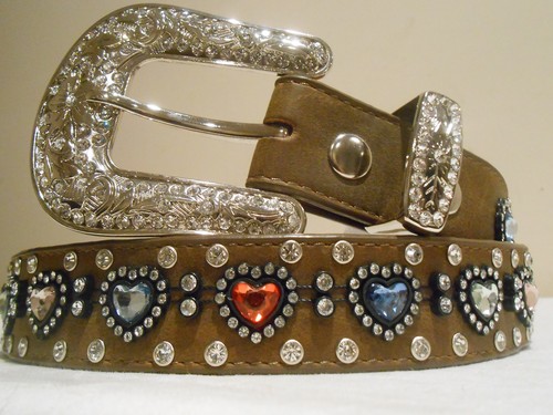 Reduced Girls' Nocona Belt - SIZE 24 XXS Turquoise,Green,Yellow or Pink/Turq - Picture 4 of 4