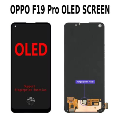 Original OLED Oppo F19 Pro CPH2285 LCD Bildschirm Display Touch Digitizer Schwarz UK