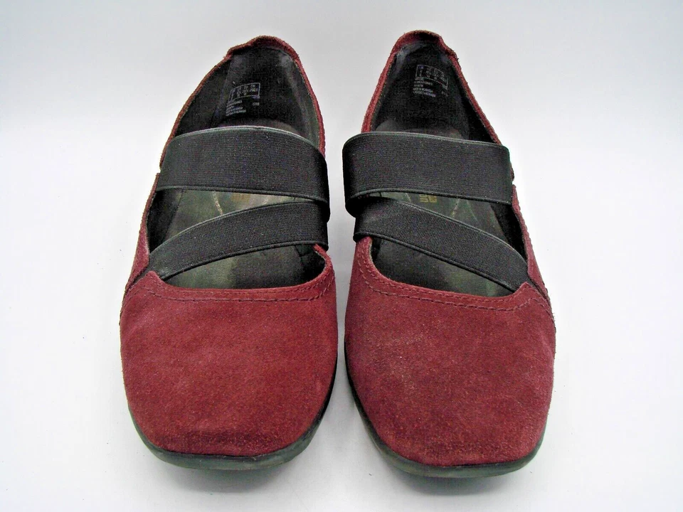 Clarks Haydn Juniper Womens 8.5W Burgundy Mary Jane Loafers Flat Shoes 26104766 - Image 2 of 4