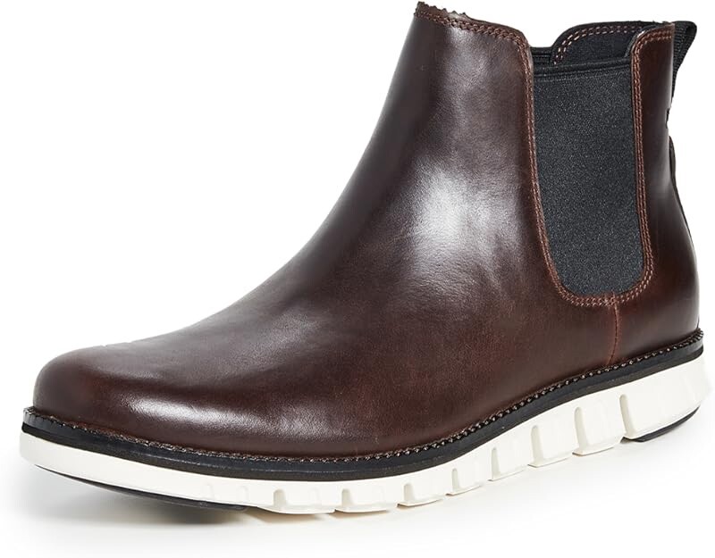 Cole Haan Zero Grand Chelsea Waterproof Bourbon Short Boots  display picture 2