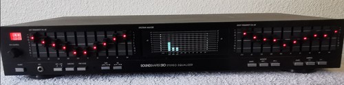 ADC Sound Shaper SS 31O Stereo Frequency Equalizer Sprectrum Analizer Working