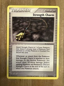 Strength Charm 92/107 Uncommon Pokemon EX Deoxys NM 2005 TCG Card Era