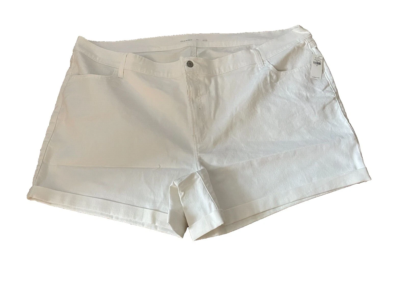 Pantalones cortos Old Navy Mezcla Algodón Blanco para Mujeres