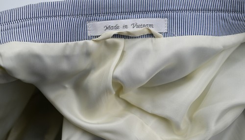 GORGEOUS Lauren Ralph Lauren Light Blue Pinstripe 100% Cotton Suit 52R 42W - Picture 5 of 10