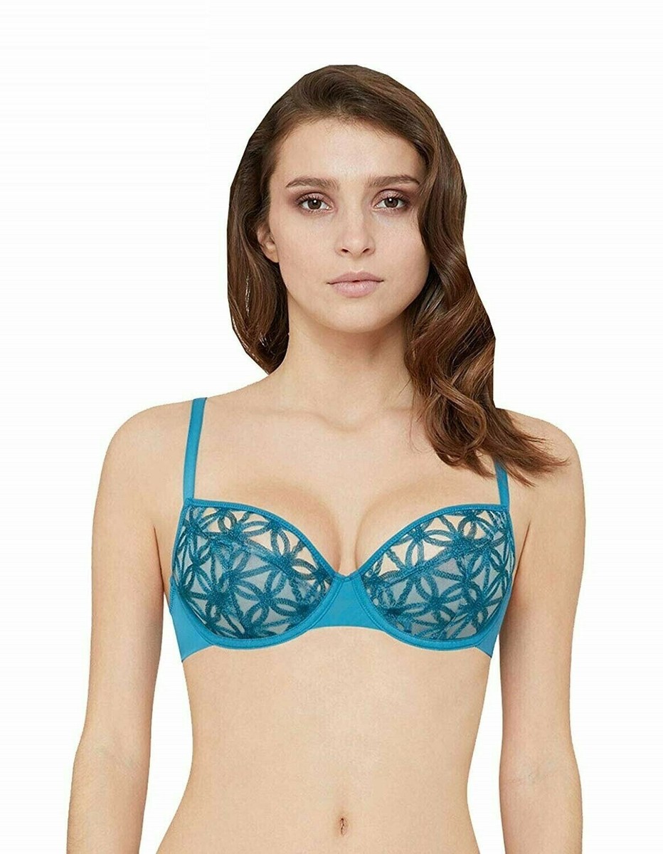 Soutien-gorge LOU Architecture 85C (70C EU) Bleu Pacifique - Armatures - Neuf Avec étiquettes