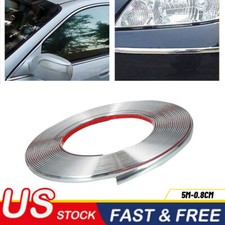 5m Chrome Car Moulding Trim Strip Car Door Edge Scratch Protector Universal 5m Chrome Car Moulding Trim Strip Car Door Edge Scratch Protector Universal