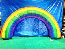 11' Air Blown Inflatable GIANT Rainbow Arch B651-Y801