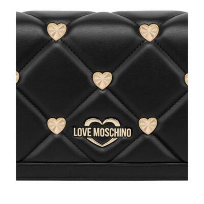 LOVE MOSCHINO WOMEN'S HANDBAG BAG BORSA PU NERO JC4138PP1GLZ | eBay