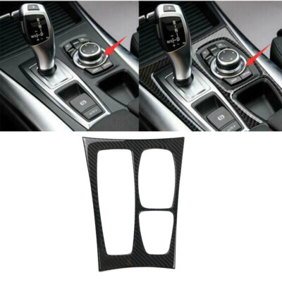 Carbon Dekor Gangschaltung Verkleidungsteile Für BMW X5 E70 X6 E71 2009-13
