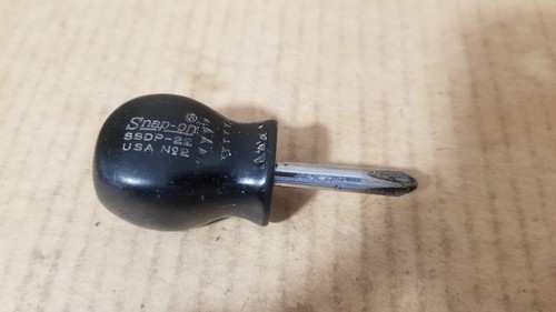 Vintage Snap-on USA SSDP-22 No.2 Black Stubby Phillips screwdriver , VGC - Picture 13 of 15