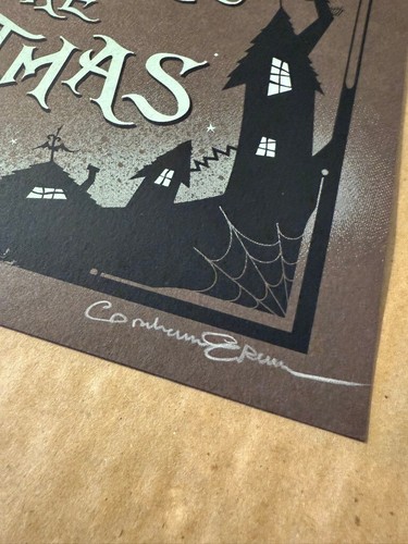 Nightmare Before Christmas MAYOR Poster Graham Erwin Mondo 2012 Sideshow AP - Picture 3 of 7