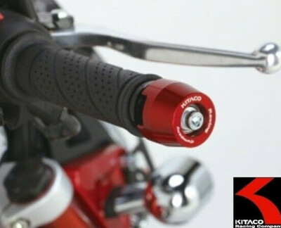Kitaco #506-1300320 spinner band end caps set Honda Monkey 125 RED