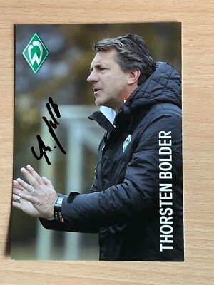 Thorsten Bolder SV Werder Bremen Autogrammkarte original signiert #S20132