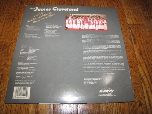 REV JAMES CLEVELAND & THE SOUTHERN CALIFORNIA COMMUNITY CHOIR - SAVOY 2X LP - Picture 2 of 2
