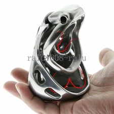 Fully Closed Scrotum Restraint Stainless Steel Male Chastity Belt Cage Device