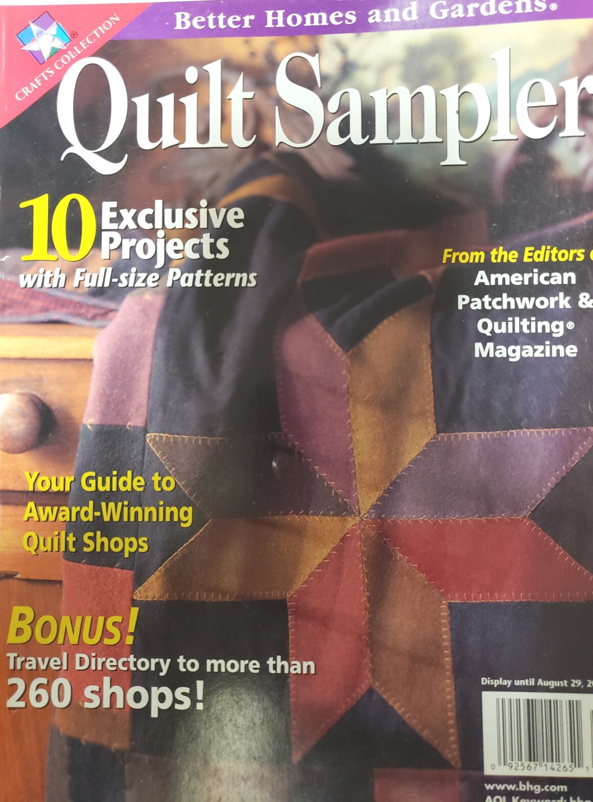 Better Homes And Gardens Quilt Sampler Magazine 2000 eBay