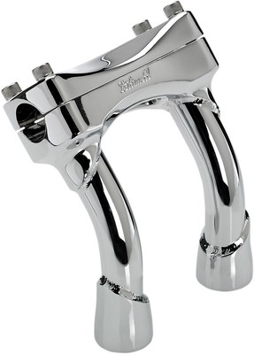 Biltwell Inc. Murdock Pullback Risers - 6in. - Chrome - 6404-105-06