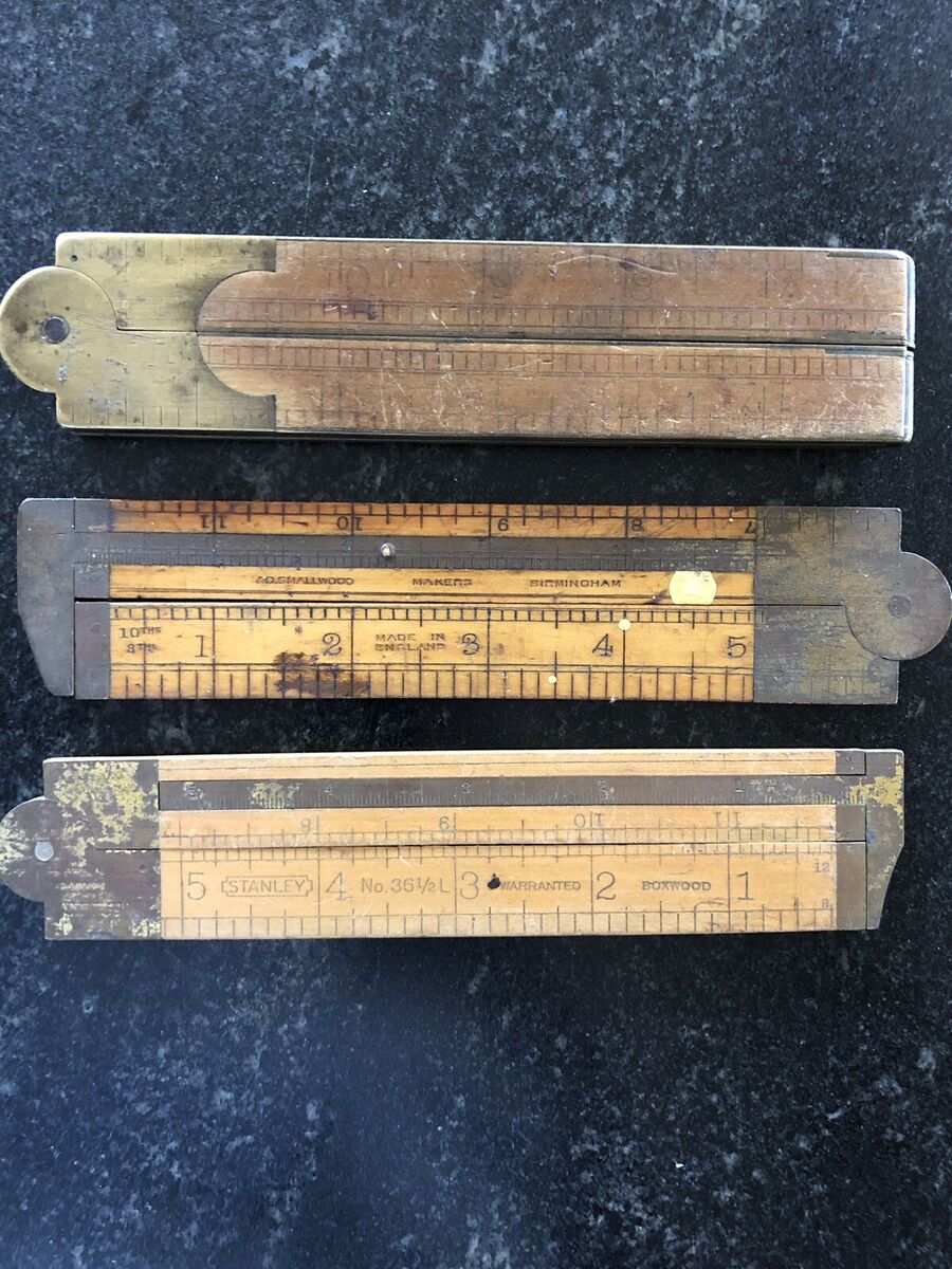 Set Of 3 Vintage Stanley 136 1/2, Smallwood England, Folding Set Of 3 Vintage Stanley 136 1/2, Smallwood England, Folding