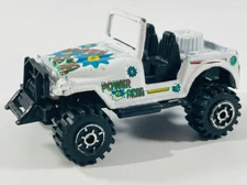 Generic Jeep CJ 4x4 2.75  Diecast Scale Model Power Gear White GOOD SHAPE