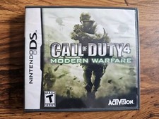 CALL OF DUTY 4 - MODERN WARFARE (Nintendo DS, 2007) CASE AND MANUAL ONLY