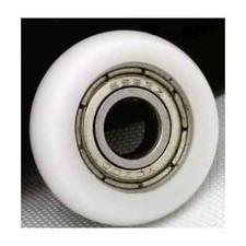 8mm Bore Bearing with 34mm White Plastic Tire 8x34x13mm
