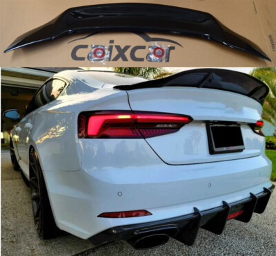 Aileron Audi A5 B8 Sportback CAIXCAR - Noir Brillant - ABS - - 2008-2015 Adhésif Double Face