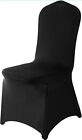 15 Pcs Black Spandex Dining Room Chair Covers for Any Ocassion Stretches