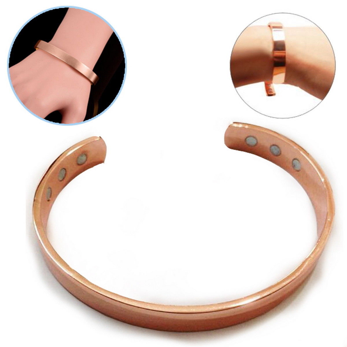 El Regalo Copper Bracelet- Pure Copper Healing Meditation Unisex Broad